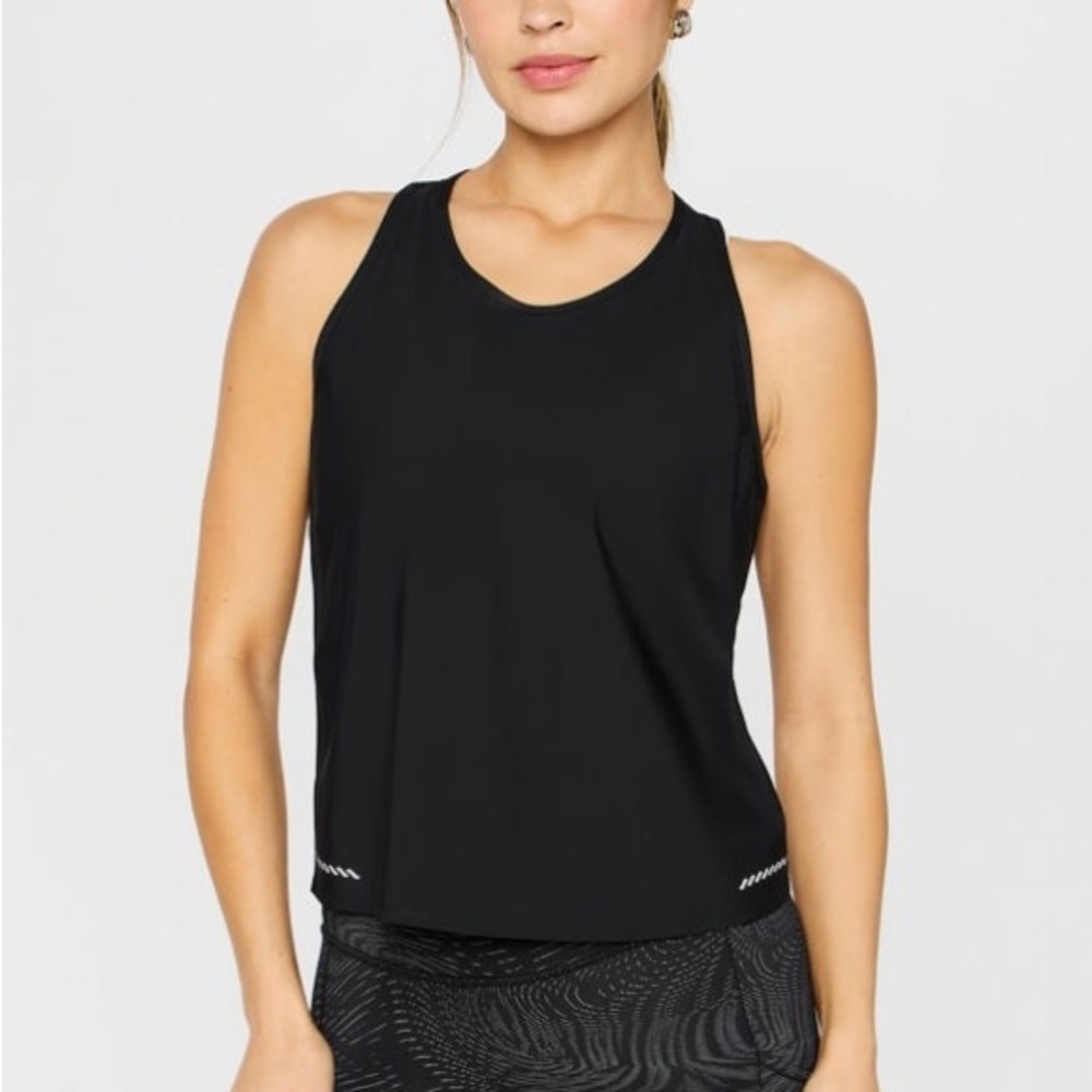 Fabletics Black Racerback Tank Top